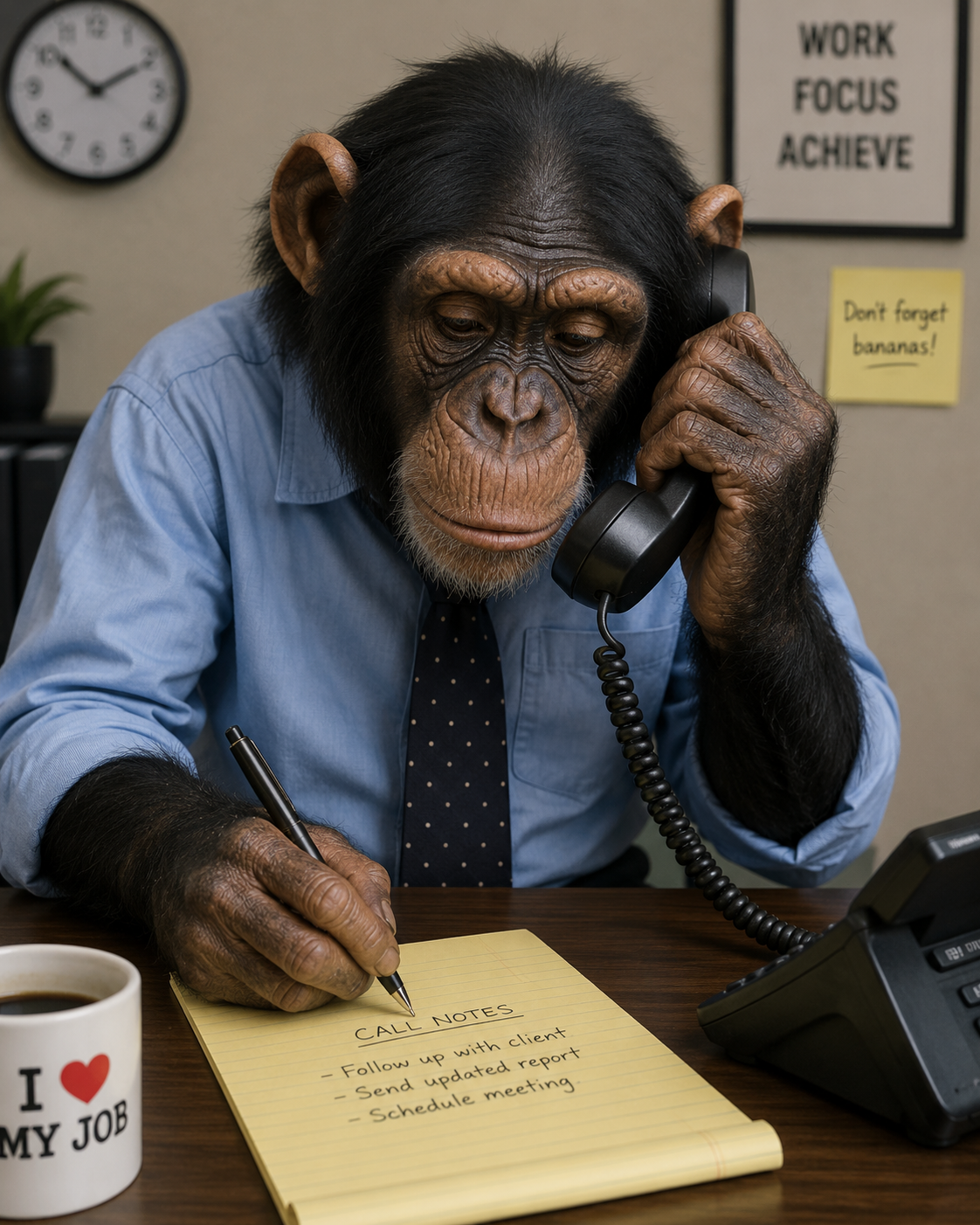 Our very dedicated receptionist taking your call